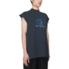 Surfer Sleeveless T-shirt “Black Blue” 767844TPVM31412