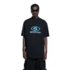 Surfer T-shirt “Black Blue” 764235TPVU61165