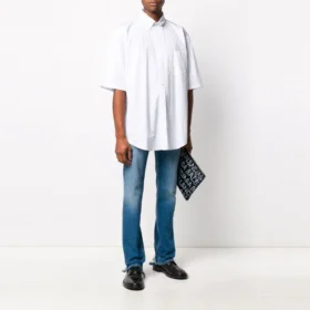 Symbolic Short Sleeve Shirt “White” 621912TIM359040