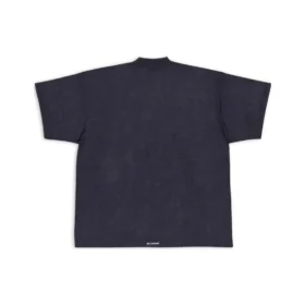 Tab T-shirt Oversized “Black” 694576TMVJ21151