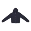 Tab Worn-Out Zip-Up Hoodie “Black” 697949TMVC21151