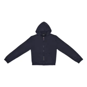 Tab Worn-Out Zip-Up Hoodie “Black” 697949TMVC21151