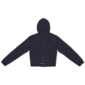 Tab Worn-Out Zip-Up Hoodie “Black” 697949TMVC21151