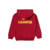 Tape Type Cotton Hoodie “Red” 682019TOVB36400