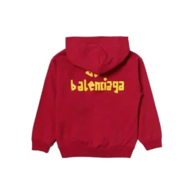 Tape Type Cotton Hoodie “Red” 682019TOVB36400