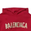 Tape Type Cotton Hoodie “Red” 682019TOVB36400