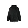 Tape Type Hooded Windbreaker Jacket “Black” 738762TLO251000