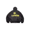 Tape Type Light Hooded Bomber Jacket “Black” 791103TPO041000