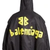 Tape Type Light Hooded Bomber Jacket “Black” 791103TPO041000