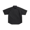 Tape Type Short Sleeve Shirt Large Fit “Black” 738761TNM601000