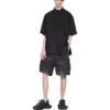 Tape Type Short Sleeve Shirt Large Fit “Black” 738761TNM601000