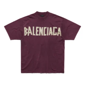 Tape Type T-shirt “Dark Red” 739784TOVA94029