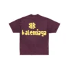 Tape Type T-shirt “Dark Red” 739784TOVA94029