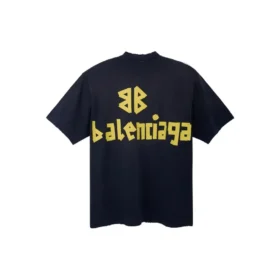 Tape Type T-shirt Medium Fit “Black Faded” 739784TOVA91055