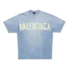 Tape Type T-shirt Medium Fit “Faded Blue” 739784TOVA94530