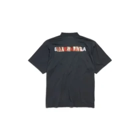 Taped Balenciaga Back T-Shirt “Black” 764235TSVG28737