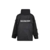 Technical Fabric Oversized Parka With Jersey Insert “Black” 746450TOO321000