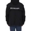 Technical Fabric Oversized Parka With Jersey Insert “Black” 746450TOO321000