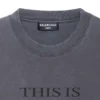 This Is Not Logo T-shirt “Grey” 661705TKVD91069