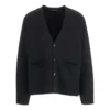 Tonal All Over Logo Cardigan “Black” 720058T16611000