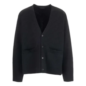Tonal All Over Logo Cardigan “Black” 720058T16611000