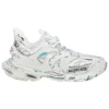 Track 1.0 Sneakers ” White Blue Mesh and Nylon Graffiti” 542436W3SRA9014