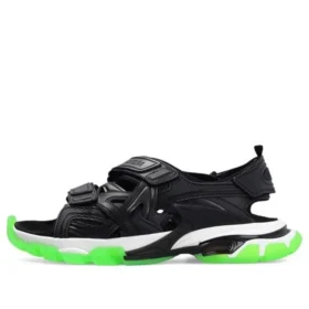 Track sandals “Clear Sole Black Green White” 655954W2CC41038