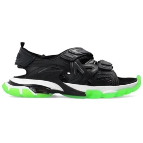Track sandals “Clear Sole Black Green White” 655954W2CC41038