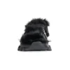 Track Sandals “Fake Fur Black” 668560W3CQ31000