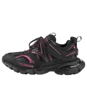 Track Sneaker “Black Neon Pink” 542436W3AC21055