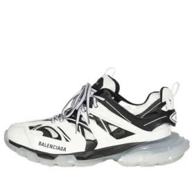 Track Sneaker “Clear Sole – White Black” 647741W3BZ29010