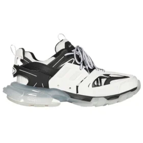 Track Sneaker “Clear Sole – White Black” 647741W3BZ29010