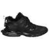 Track Sneaker “Faux Fur Black” 668556W3CQ11000