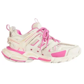 Track Sneaker “White Fluo Pink” 542436W1GC39055
