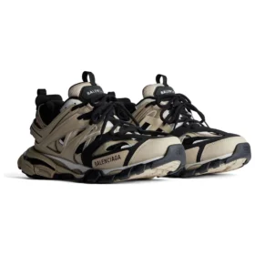 Track Sneakers “Beige and Black Mesh and Nylon” 542436W3AC48071
