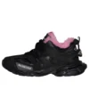 Track Sneakers “Black Fake Fur Pink” 668555W3CQ61050