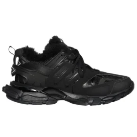 Track Sneakers “Fake Fur Black” 668555W3CQ11000