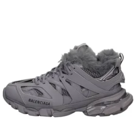 Track Sneakers “Fake Fur Grey” 668556W3CQ11800
