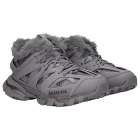 Track Sneakers “Fake Fur Grey” 668556W3CQ11800