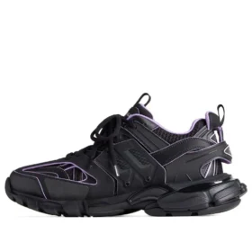 Track Sock Sneakers “Black and Light Purple Knit and Nylon” 736328W3SKC1058