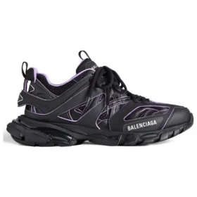 Track Sock Sneakers “Black and Light Purple Knit and Nylon” 736328W3SKC1058