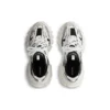 Track Sock Sneakers “White and Black Knit and Nylon” 736330W3SKC9010
