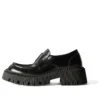 Tractor Loafer Shoes “Black Smooth Calfskin” 760433WA8E91000