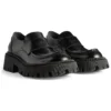 Tractor Loafer Shoes “Black Smooth Calfskin” 760433WA8E91000