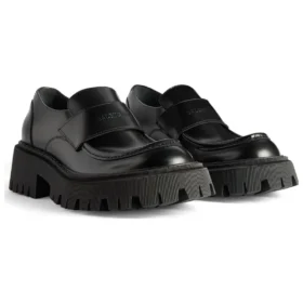 Tractor Loafer Shoes “Black Smooth Calfskin” 760433WA8E91000