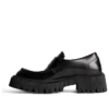 Tractor Loafer Shoes “Black Smooth Calfskin” 760439WA8E91000