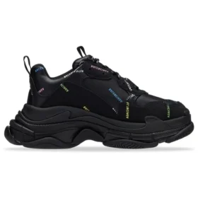 Triple S Allover Logo “Black Multi” 536737W2FA81083