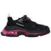 Triple S “Clear Sole – Black Pink Neon” 544351W2FR11053