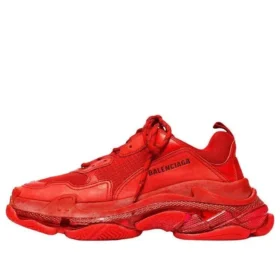 Triple S Clear Sole Sneaker “Red” 541624W2CE16500
