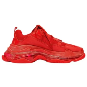 Triple S Clear Sole Sneaker “Red” 541624W2CE16500